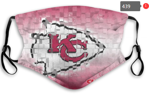 NFL Kansas City Chiefs #12 Dust mask with filter